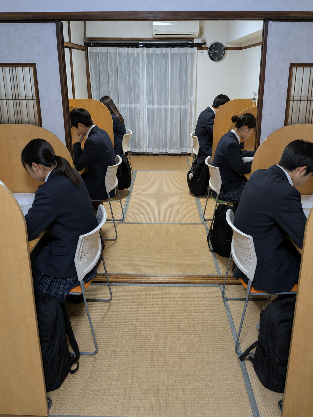 自習室の様子